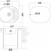 Кухонная мойка Ukinox FAD577.447-GT6K 2L