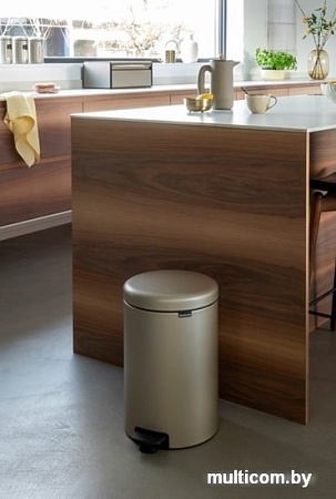 Brabantia Pedal Bin NewIcon 20 л (шампань)