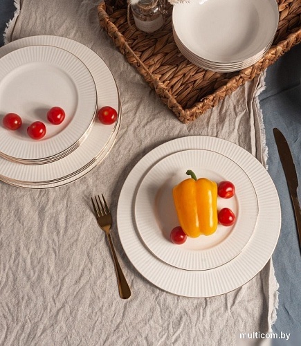 Набор обеденных тарелок Jewel Бьянко ПС0010-33