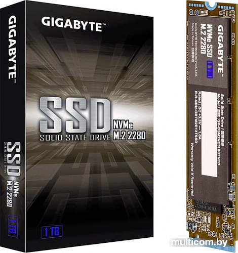 SSD Gigabyte NVMe 1TB GP-GSM2NE3100TNTD