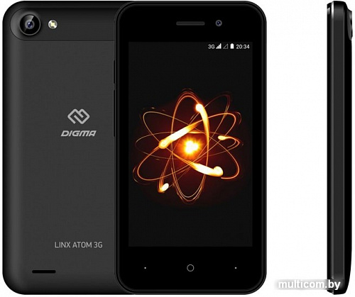 Смартфон Digma Linx Atom 3G (черный)