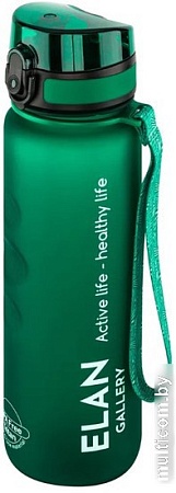 Бутылка для воды Elan Gallery Style Matte 1л 280143 (темно-зеленый)