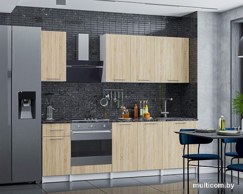 Готовая кухня Мебель-АРС Моника 2.4 м (дуб сонома)