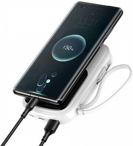 Портативное зарядное устройство Baseus Qpow Digital Display PPQD-H02 20000mAh (белый)