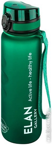 Бутылка для воды Elan Gallery Style Matte 1л 280143 (темно-зеленый)