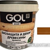 Пропитка GOL Wood Aqua Защитно-декоративная 0.9 кг (тик)
