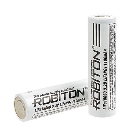 Аккумуляторы Robiton LiFe18650 1100mAh