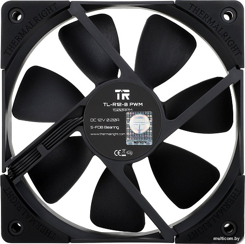 Вентилятор для корпуса Thermalright TL-R12-B (черный)
