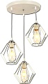Подвесная люстра Imex MD.3099-3-P WH+CH