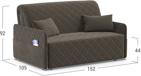 Диван Moon Trade Страйк 119 002099 (коричневый)