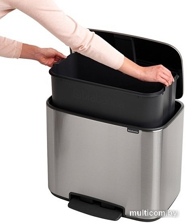 Brabantia Bo Pedal Bin 36 л (стальной матовый)