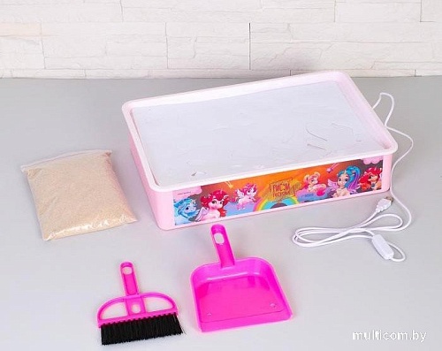 Набор для рисования песком Школа талантов Рисуем песком. Волшебные единороги 4719054