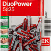 Дюбель универсальный Fischer Duopower 5x25 534992 (45 шт)