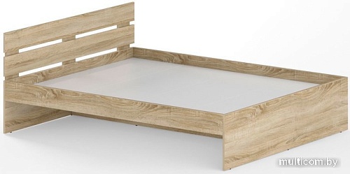Кровать Славянская столица Д-Кр1600 200x160 (дуб сонома)