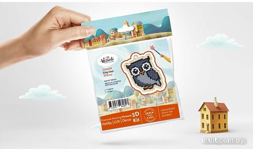 Алмазная мозаика Wizardi Гигант Саванны WWP402