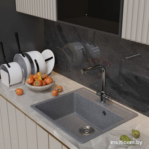 Кухонная мойка Mixline ML-GM15 551920 (графитовый)