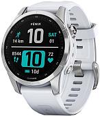 Умные часы Garmin Fenix 7S 42 мм (серебристый/белый)