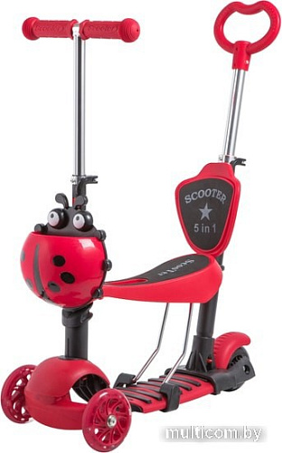 Самокат Novatrack Saddle Pro 2019 120SB.DISCOKIDS.RD9 (красный)