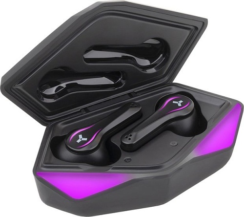 Наушники AccesStyle Wild TWS (черный/фиолетовый)