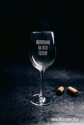 Бокал для вина Мастерская TrueLaser Волшебная на всю голову BV513