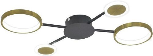 Припотолочная люстра Mirastyle SL-41080-48 BK+SGD