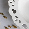 Тарелка глубокая AksHome Delicate Love 20.3x3.8 см (белый)