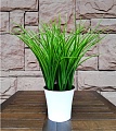 Искусственное растение Forgarden Осока высокая в белом горшке BN10599 35 см