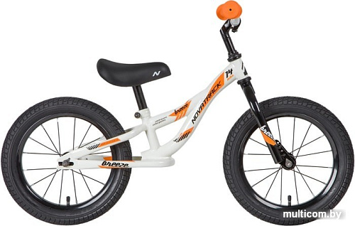 Беговел Novatrack Breeze 14 2020 (белый)