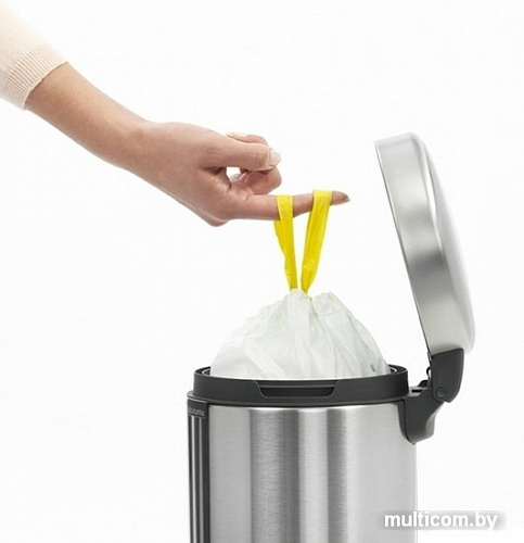 Brabantia Pedal Bin NewIcon 3 л (стальной с защитой от отпечатков)