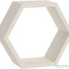 Полка DOMAX FHS 300 Hexagonal Shelf BI 300x260x115x18 (белый)