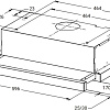 Кухонная вытяжка Weissgauff TEL 600 Black Glass