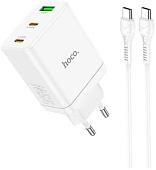 Сетевое зарядное Hoco N33 Type-C (белый)