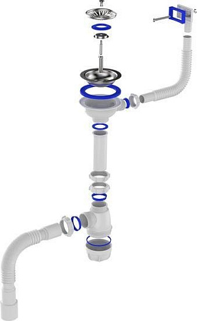 Сифон Aquant B0148-20-MR