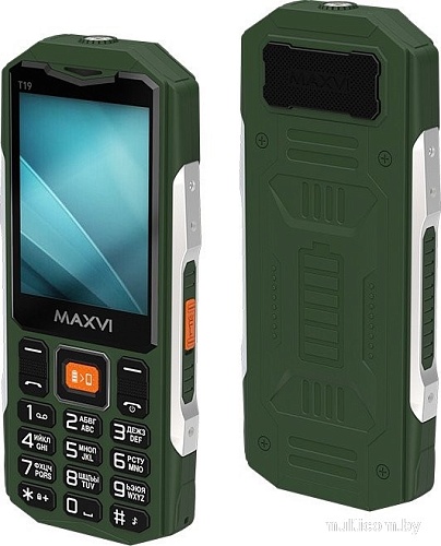 Телефон Maxvi T19 (зеленый)
