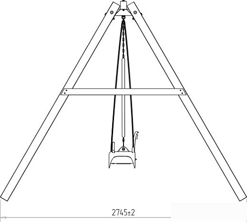 Стационарные качели Красная звезда Р911-15