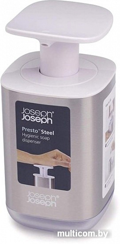 Дозатор Joseph Joseph Presto Steel 70532 (белый)