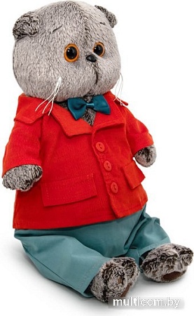 Классическая игрушка BUDI BASA Collection Басик Baby в костюме с вельветовым пиджаком Ks19-233