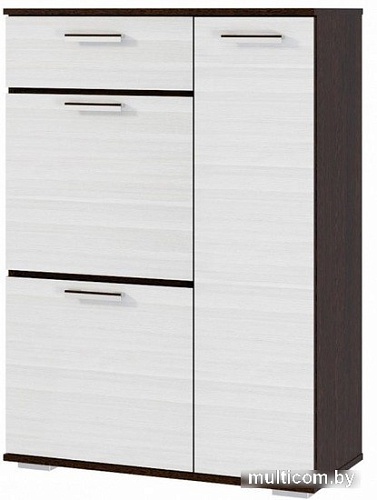 Тумба МебельЭра Ника ТВ800 высокая (венге-лоредо)