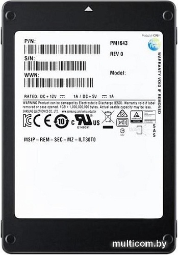 SSD Samsung PM1643a 3.2TB MZILT3T2HBLS-00007