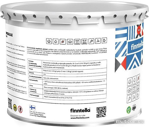 Краска Finntella Foxy Lapselli Matte Kukka F-50-1-9-FL220 9 л (бежевый)