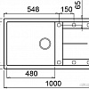 Кухонная мойка Elleci Unico 480 Bianco G68