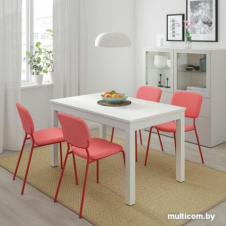 Обеденный стол Ikea Ланеберг (белый) 404.161.39