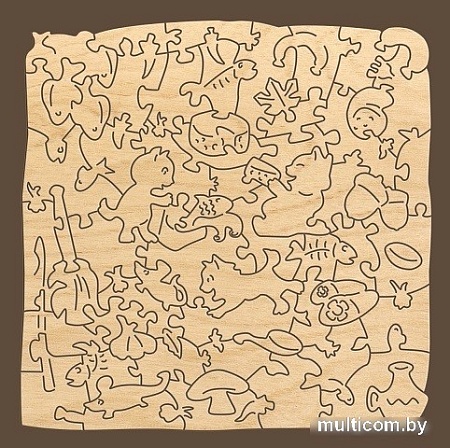 Пазл Нескучные игры Осень в Котофеевке 8449/48