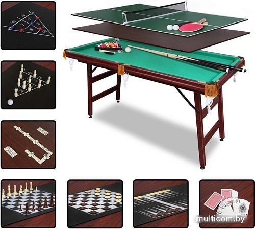 Бильярдный стол Fortuna Пул 5 футов 9 в 1 07740