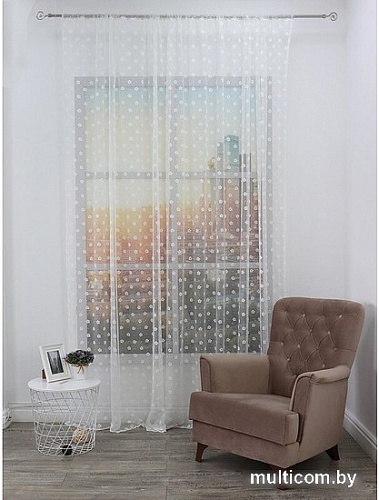 Тюль Amore Mio RR 44598-0775J 3x2.7см (молочный)