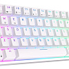 Клавиатура Royal Kludge RK68 Plus RGB (белый, RK Red)