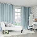 Штора Этель 4292695 2.7x3 м (голубой, 1 шт)
