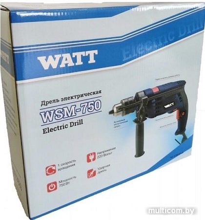 Ударная дрель WATT WSM-750 275001310