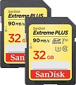 Карта памяти SanDisk Extreme Plus SDHC SDSDXWF-032G-GNCI2 2x32GB