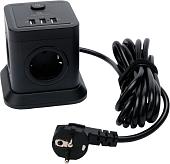 Сетевой фильтр Cablexpert TWR-4-U3-B-3